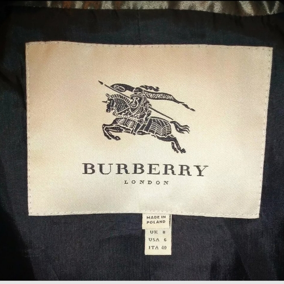 BURBERRY PROSRUM Size 6 Metallic Hooded Coat - Picture 10 of 16